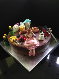 21st Cake for a shopaholic cat loving ballerina